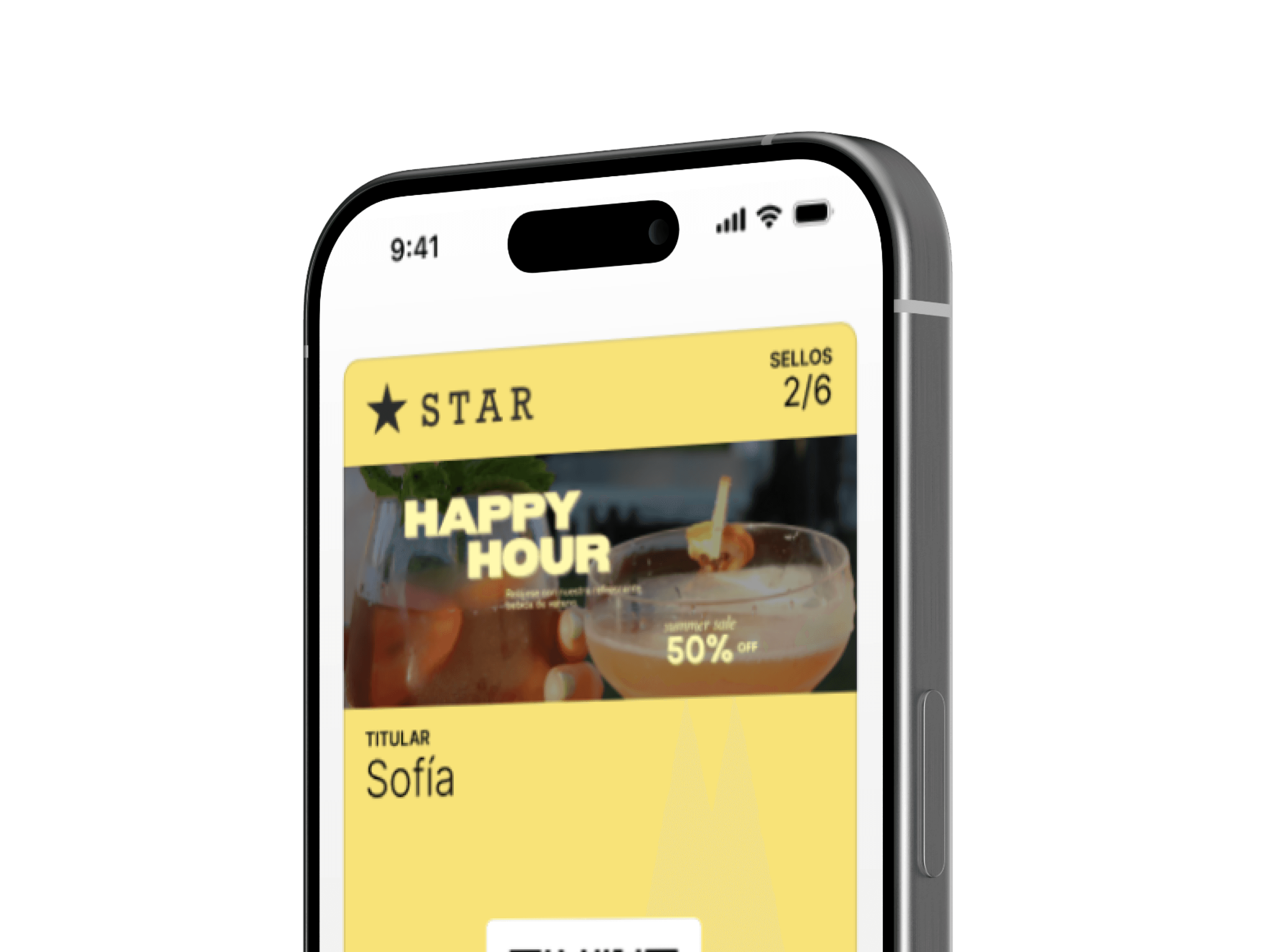 Tarjeta de fidelidad en iPhone con Apple Wallet
